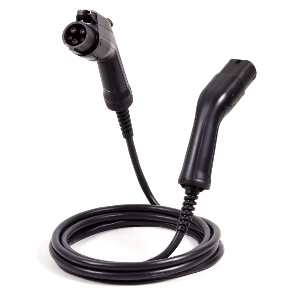 Type 2 Plug to Type 1 EV Charging Cable