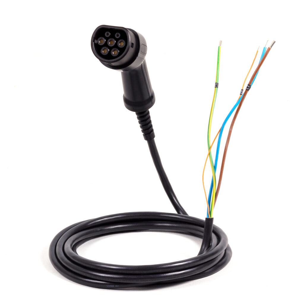 Domestic Type 2 EV Charging Cable – Tethered