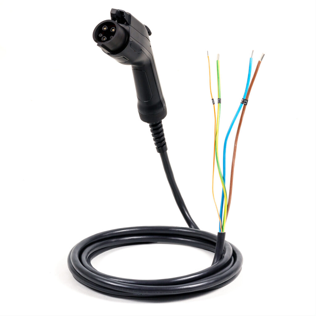 Type 1 EV Charging Cable – Tethered